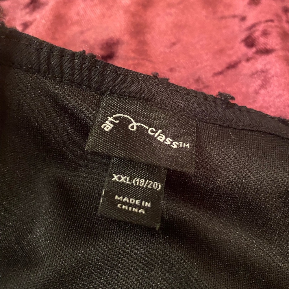 black xxl dress
